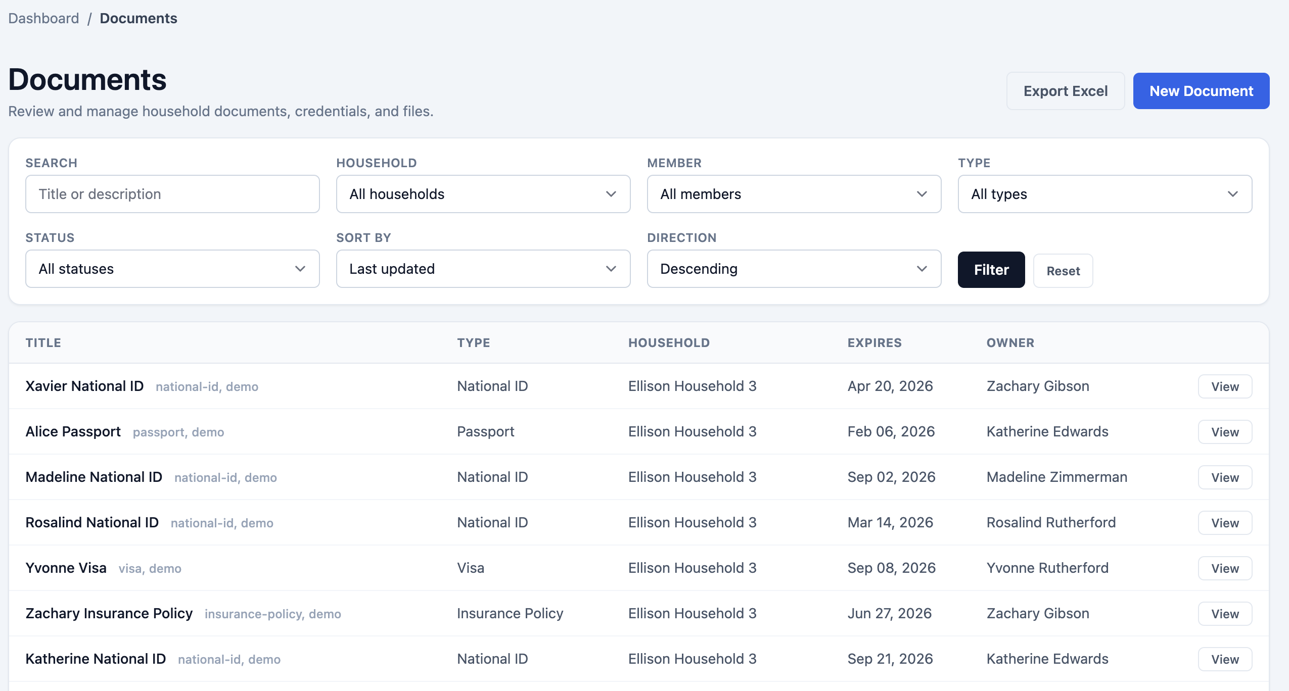 AssistHive document module screenshot placeholder